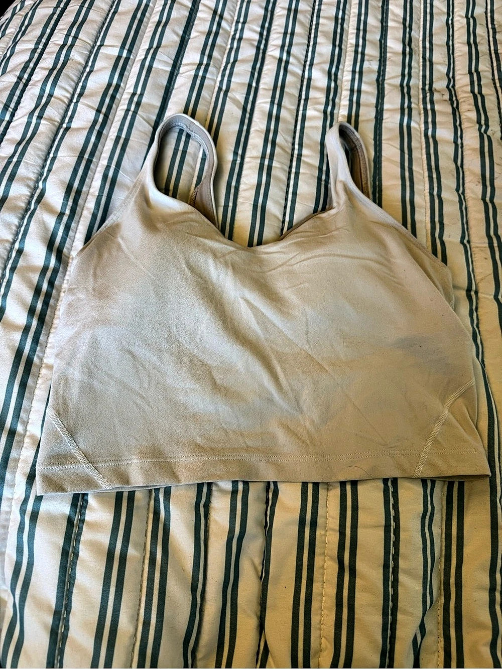 lululemon Align Tank Beige Sports Bra Size 6